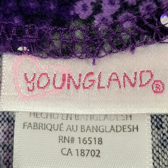 Youngland‎ Purple/Silver Sequin Dress Toddler Size 2T - Picture 4 of 10